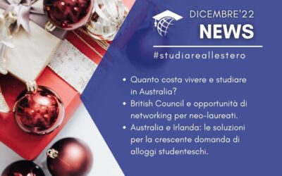 Studiare all’estero: News Dicembre 2022
