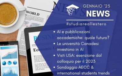 Studiare all’estero: News Gennaio 2023