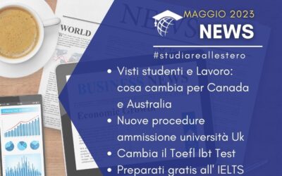 Studiare all’estero: News Maggio 2023